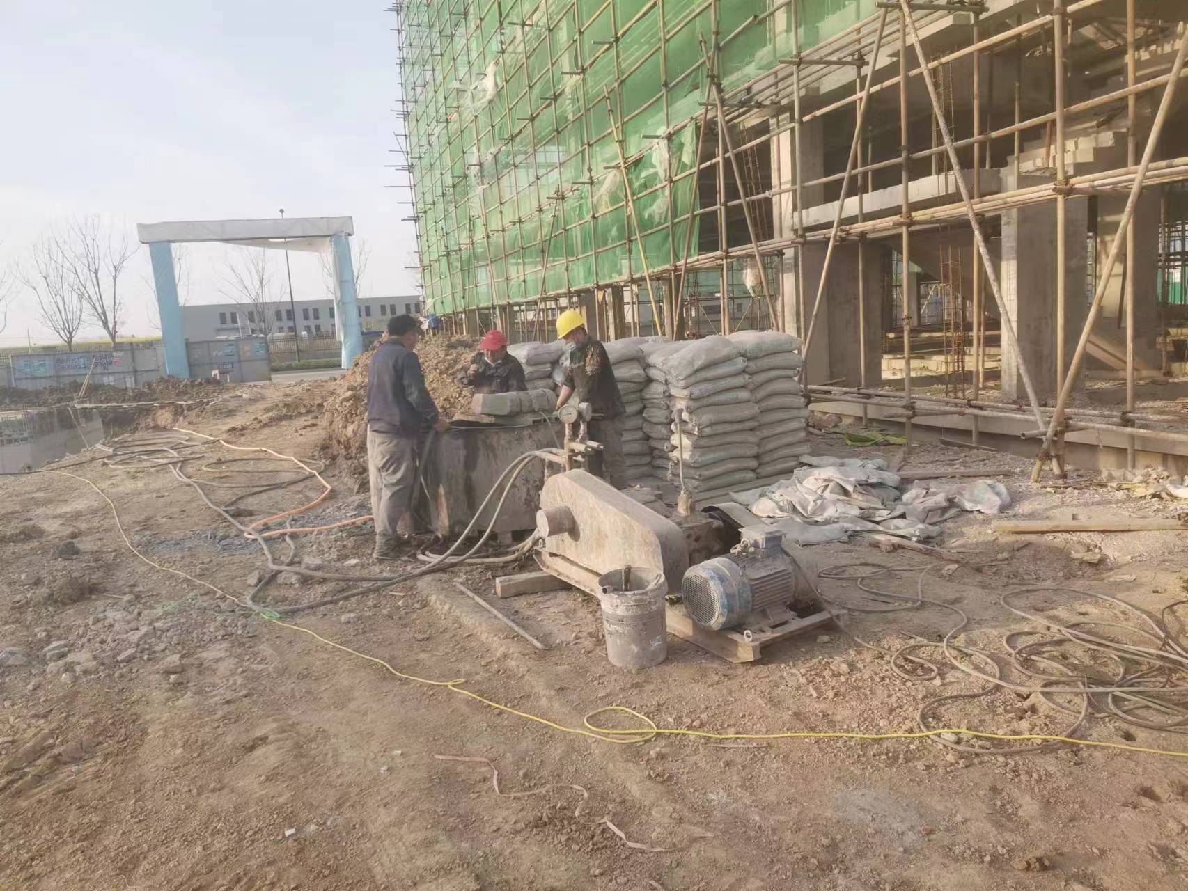 横林镇别墅下沉注浆